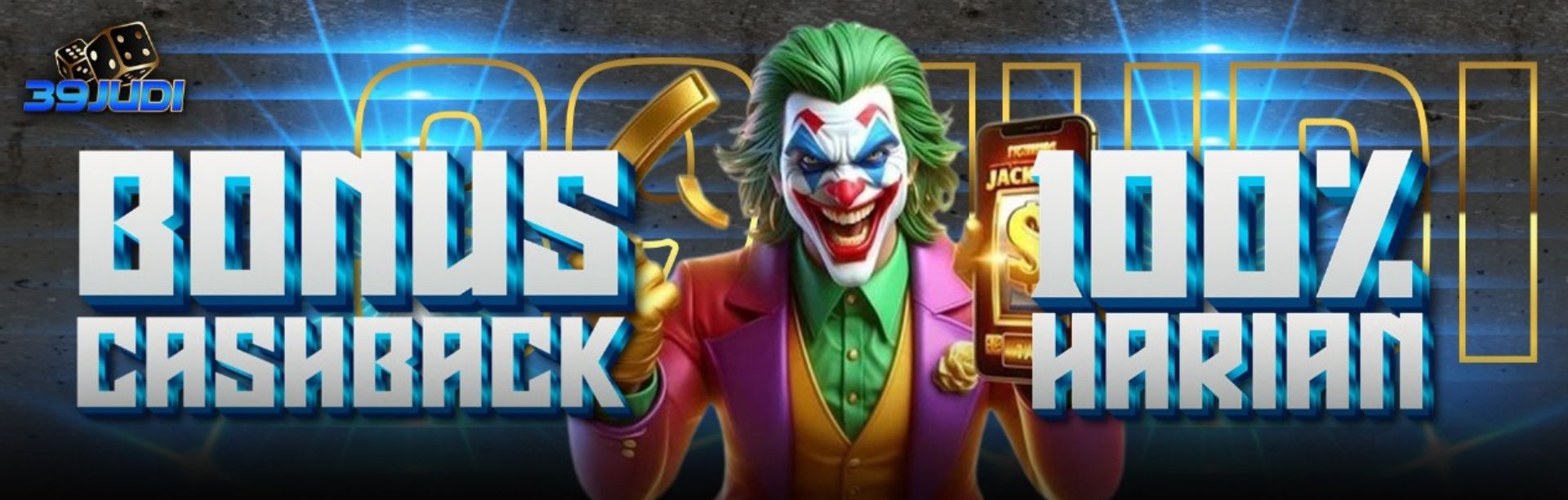 BONUS CASHBACK 100% (HARIAN)