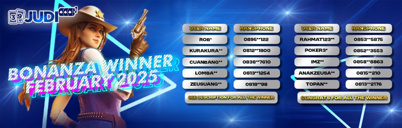 PEMENANG REWARD BIG BONANZA FEBRUARI