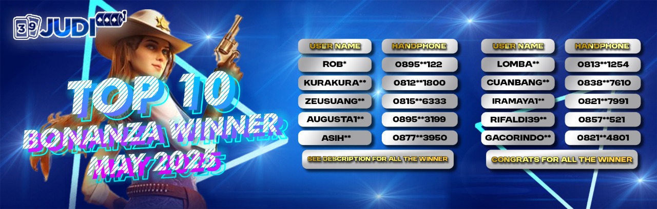 PEMENANG REWARD BIG BONANZA MEI