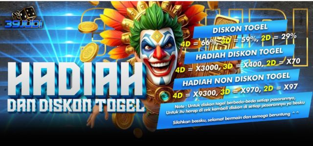 HADIAH dan DISKON TOGEL