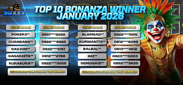 PEMENANG REWARD BIG BONANZA JANUARI 2026