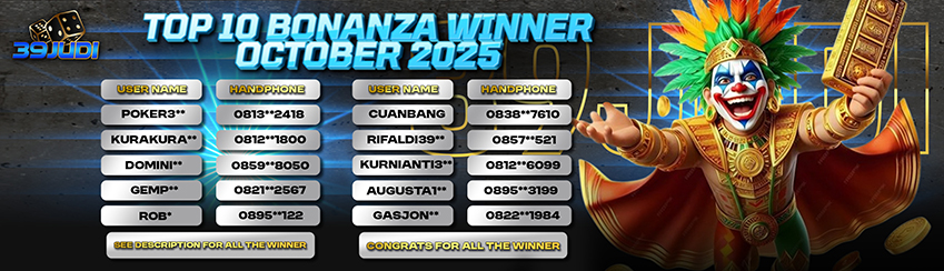 PEMENANG BIG BONANZA REWARD OKTOBER 2025