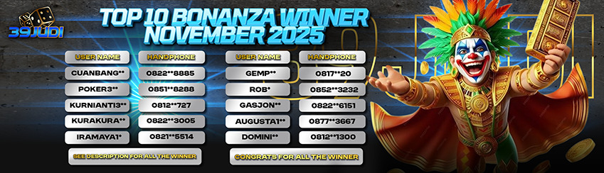 PEMENANG BIG BONANZA REWARD NOVEMBER 2025